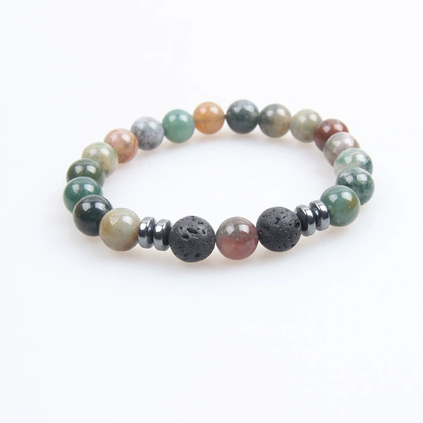 Agate bracelet natural stone, 8mm