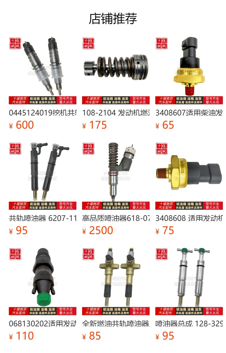 0432191285 applicable construction machinery truck diesel engine parts high quality common rail injector assembly