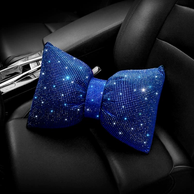 Headrest pillow female multicolor full - blue-diamond-gypsophila-simple-waist