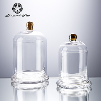 钻石星 描金轻奢现代收纳零食罐 客厅简约玄关艺术装饰摆件工艺品