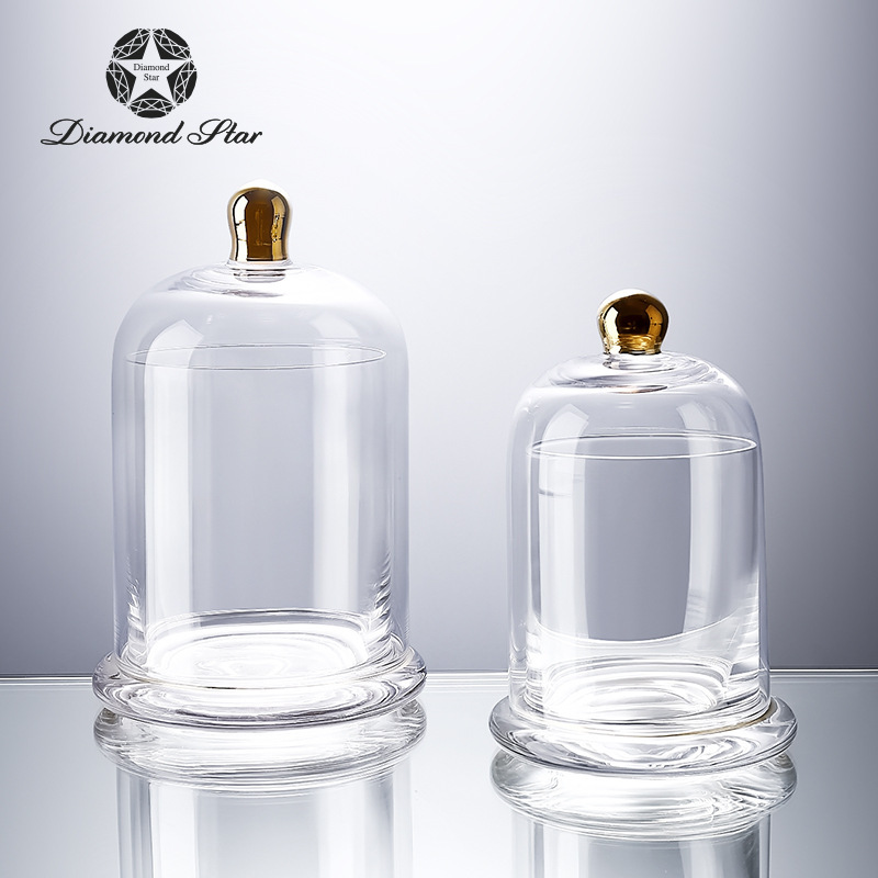 钻石星 描金轻奢现代收纳零食罐 客厅简约玄关艺术装饰摆件工艺品