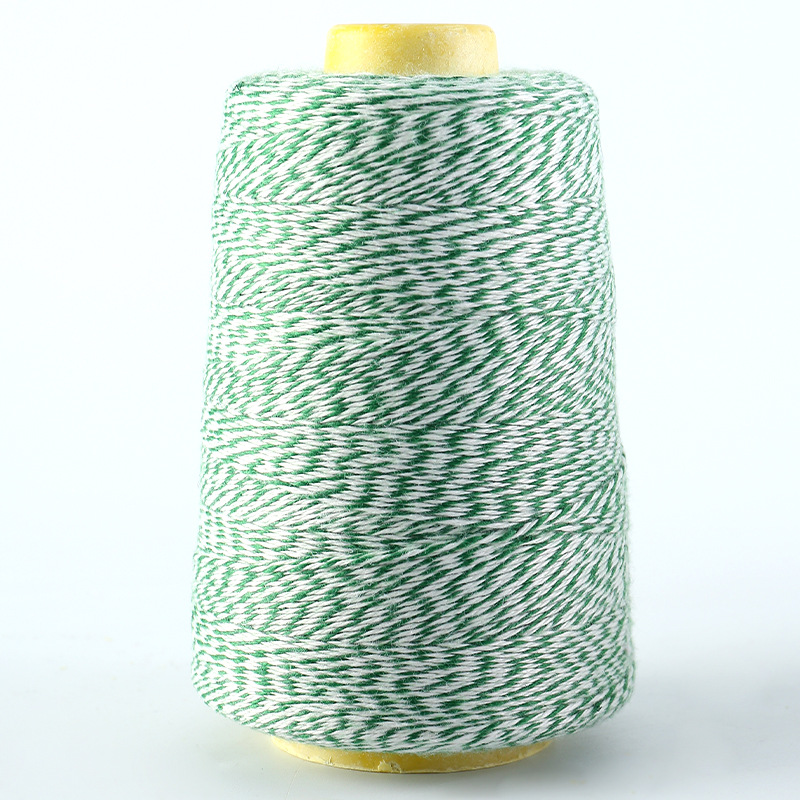 녹색과 흰색 190g 두꺼운 6가닥 약 450m