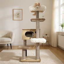 猫爬架猫窝猫树一体式猫架大猫专用剑麻玩具跳台猫咪用品外贸批发