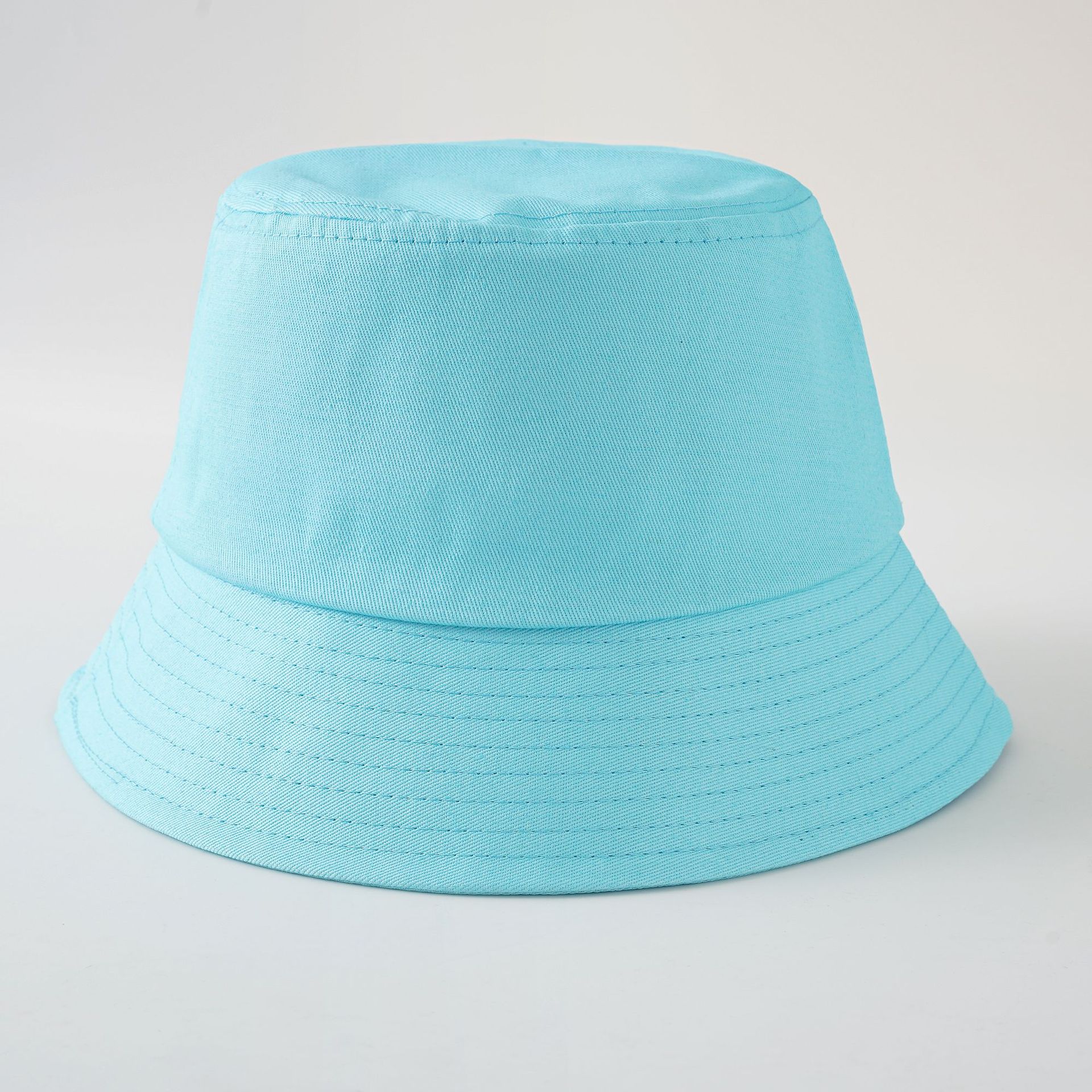 Primavera y verano nuevo sombrero de pescador simple color sólido estilo coreano sombrero para el sol plegable hombres y mujeres pueden usar sombrero de lavabo