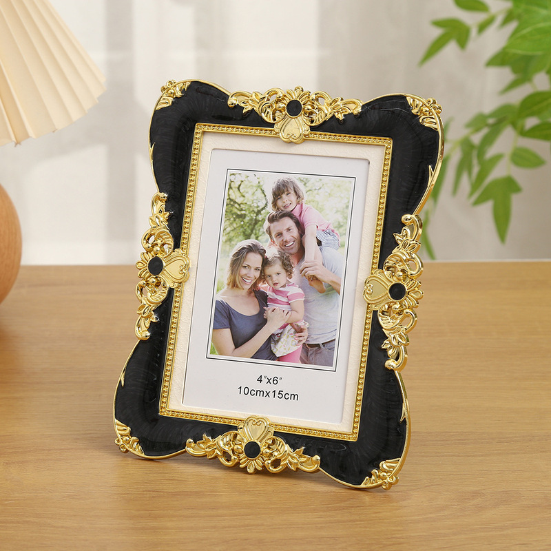 Novel European-style classical elegant dignified horizontal and vertical Universal couple wedding photo frame decoration 6-inch 7-inch