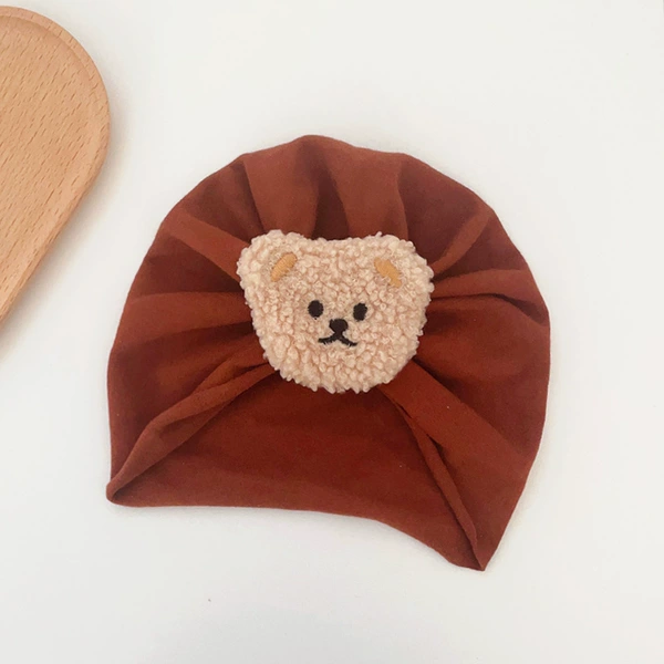 Brown khaki patch bear