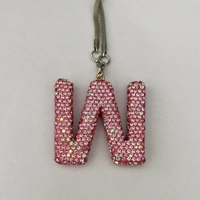 for Women – Car hanging - w-letter-car-pendant-pink