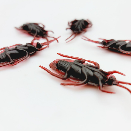 P1114A Prank Simulation Cockroach Silicone Fake Cockroach King Magic Scary Children's Toy