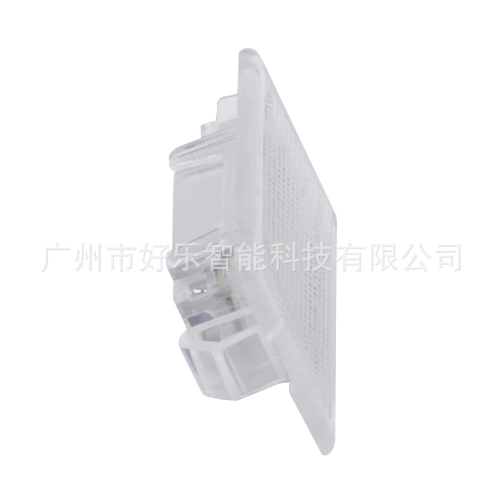 Suitable for BMW E39 LED license plate lights, transparent model, always-on white light, car license plate light replacement