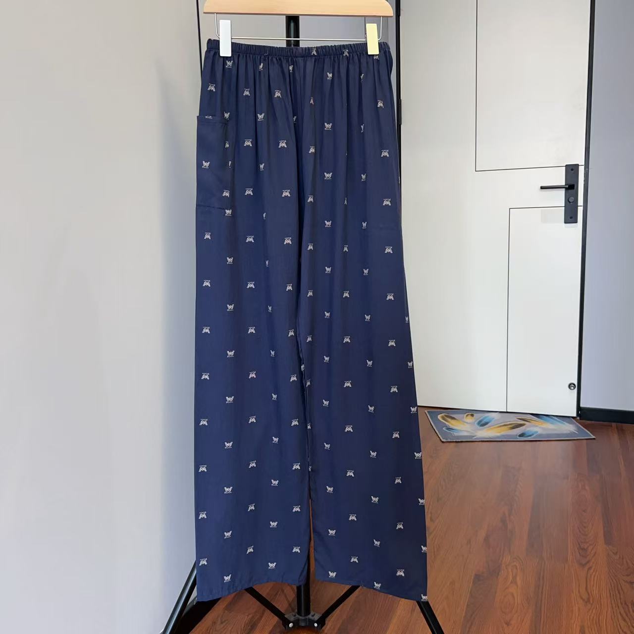 남성용 바지 스타일 22 네이비 블루 스몰 M