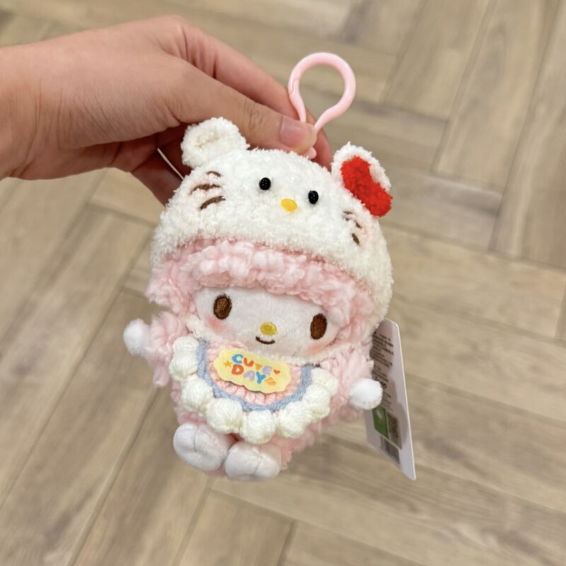 本物のピアノ子羊コアラセット高価値バッグペンダントキーホルダーかわいいぬいぐるみペンダント|undefined