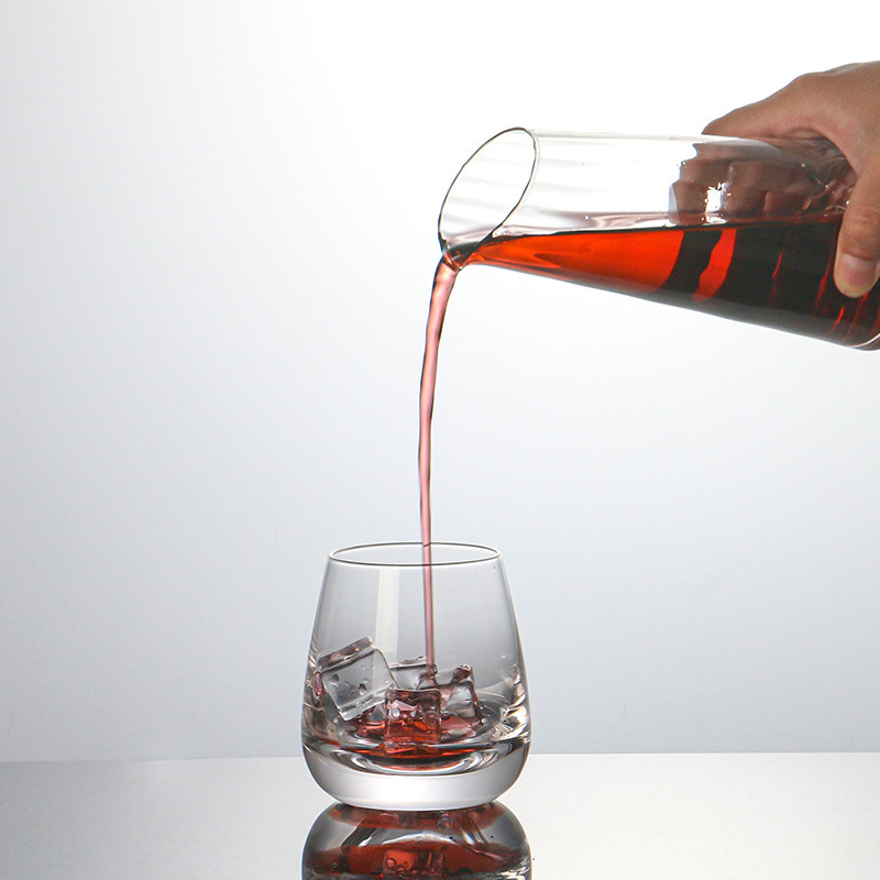 Vidrio de cristal, tazas de mojito, tazas de cóctel, tazas de whisky, tazas de cerveza, tazas de jugo, tazas de vidrio, barras para tazas de fondo grueso