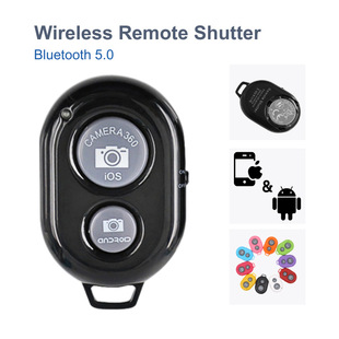 Cross-Border Factory Goods Bluetooth Selfie Bt5.0 Wireless Remote Shutter Mobile Phone Bluetooth Remote Control