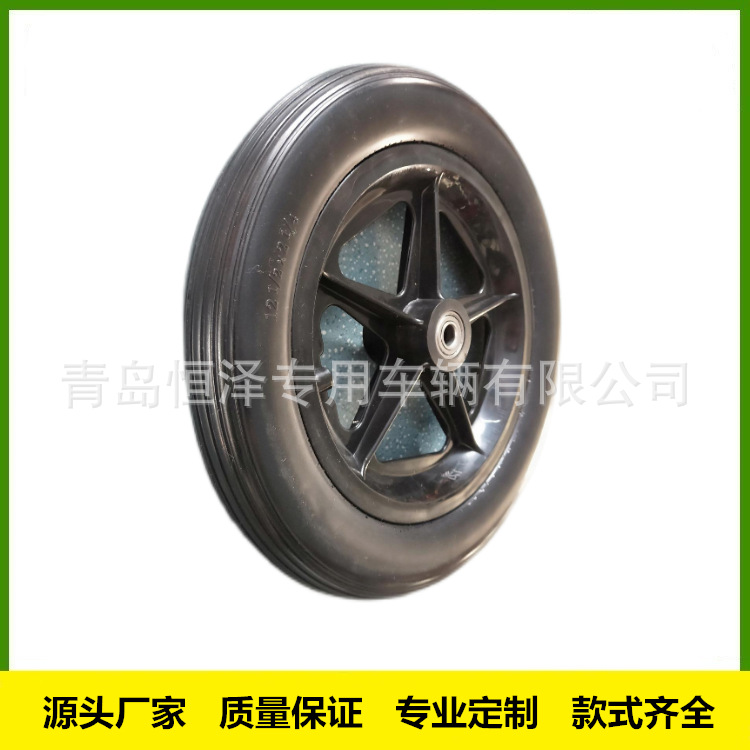 游艇拖车轮12.5x2.25pu轮 工具车轮 花园车轮 鼓轮12 1/2x2 1/4