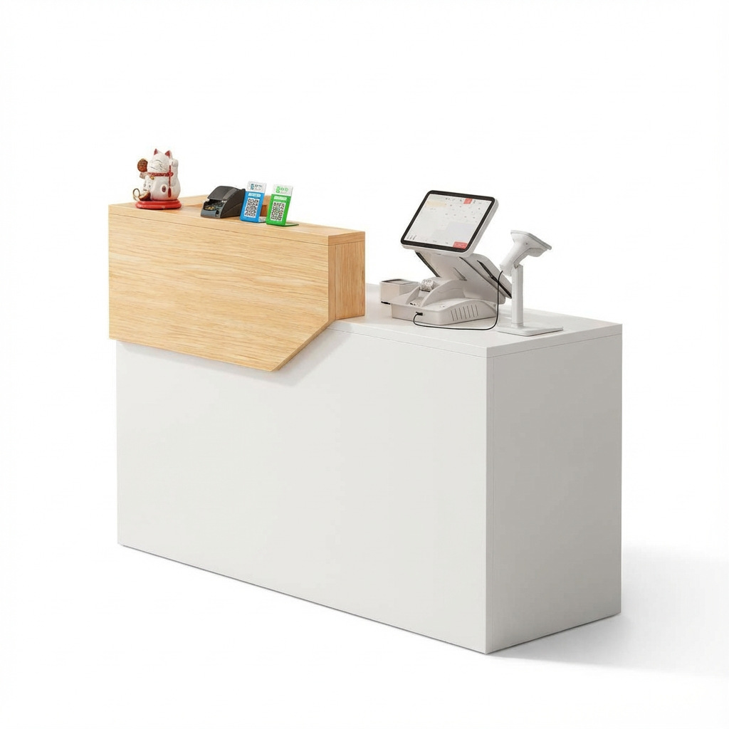 Caja registradora Tienda mini mesa de bar Mesa de estudio Recepción Mesa de oficina Mesa