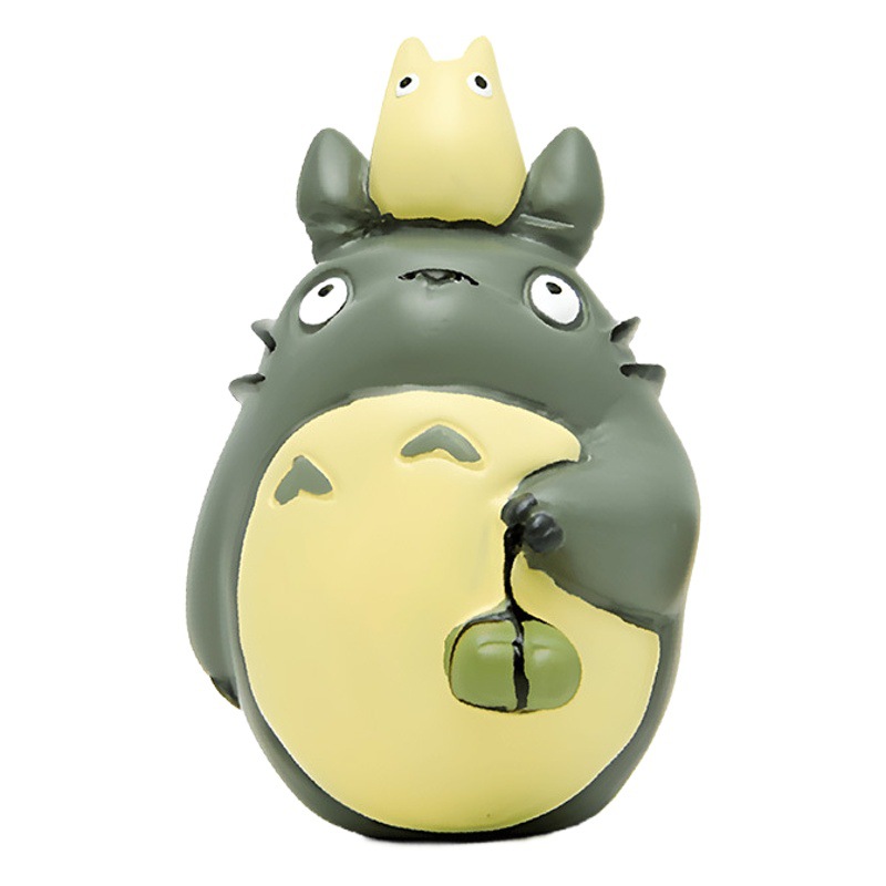 Nuevo estilo Zongzi Totoro Decoración Muñeca Hayao Miyazaki Dibujos animados Serie de micro paisajes Acuario curativo de estilo japonés Nuevo paisaje