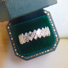 辉坦eBay欧美跨境新款 时尚小众订婚戒指女 甜蜜婚礼新娘指环手饰