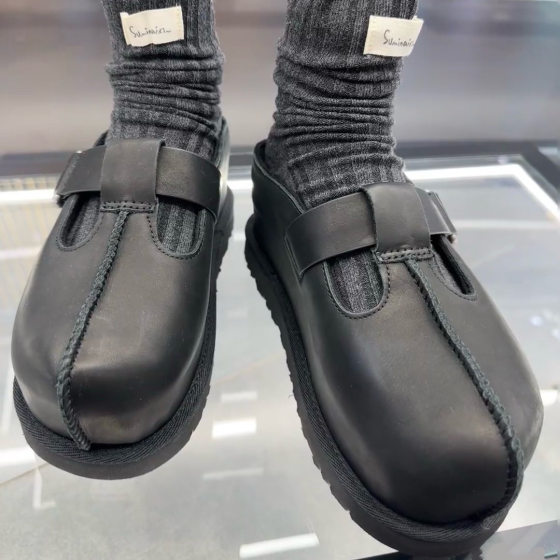 2025 Spring/Summer New Venus Kroger Slip-On Women's Platform Thick-Soled Height-Increasing Closed-Toe Outdoor Half-Slip Slippers