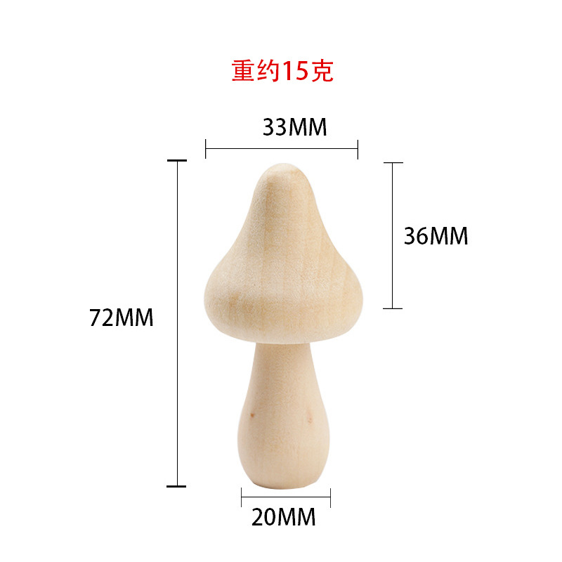 72*33mm pointed mushroom