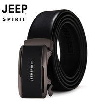 JEEP SPIRIT  一件代发二层牛皮自动扣皮带OM18CD996BT0196-T0205