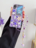 Luxury rhinestone flower is suitable for OPPOFINDN2FLIP mobile phone sleeve folding Pocket S pearl flowers