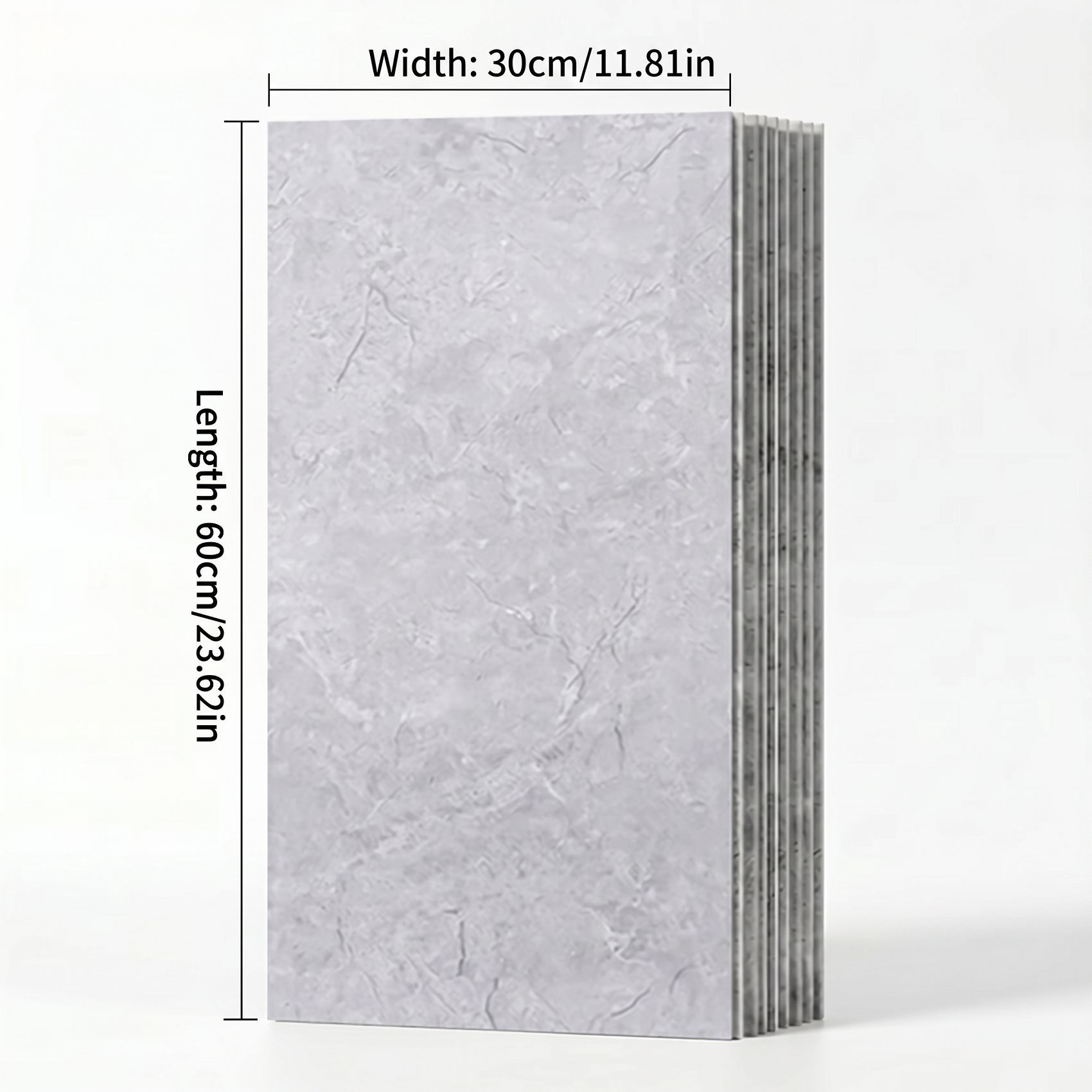azulejos imitados pegatinas de mármol renovación de la pared decoración del hogar pared de fondo impermeable a prueba de humedad placa de aluminio y plástico