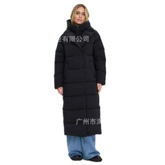 长款过膝高级感棉服2025年冬季新款韩版超长棉衣脚踝棉袄加厚外套