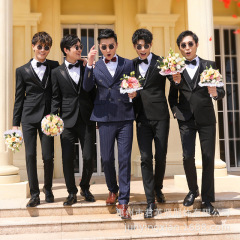 連れ合い服レンタル新郎スーツセット男性結婚ドレス兄弟服大きいサイズの連れ合い服レンタルスーツ