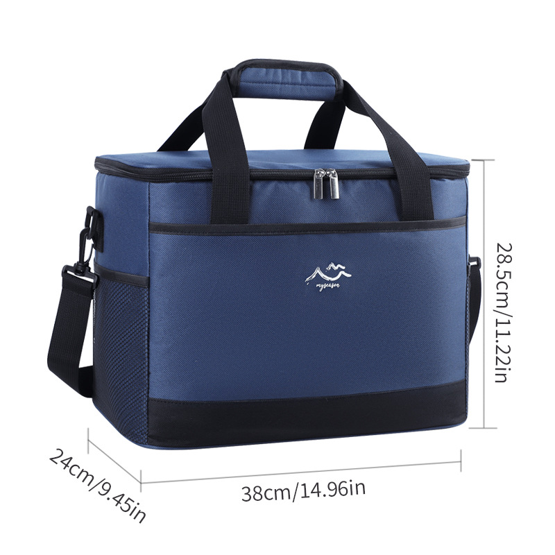 Nueva bolsa de picnic de camping, bolsa de aislamiento, equipaje refrigerado para automóvil, lonchera portátil, bolsa de almacenamiento, bolsa de conservación de alimentos de comercio exterior