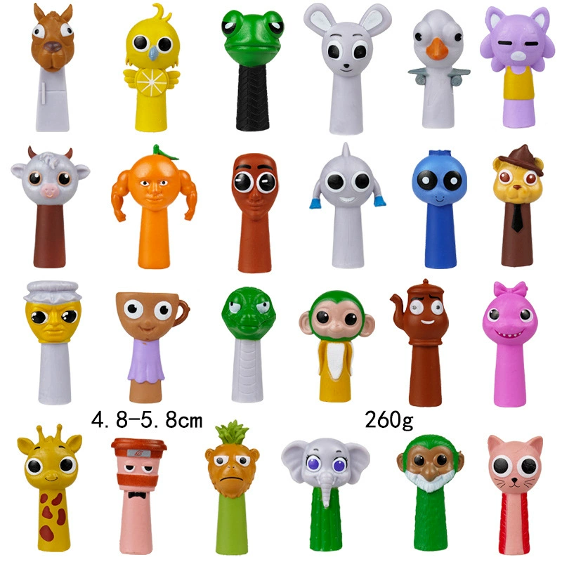 Фигура Шанхай Jing Tralala деревянная палочка-человек, assorted characters, пакет OPP, 0,4 кг