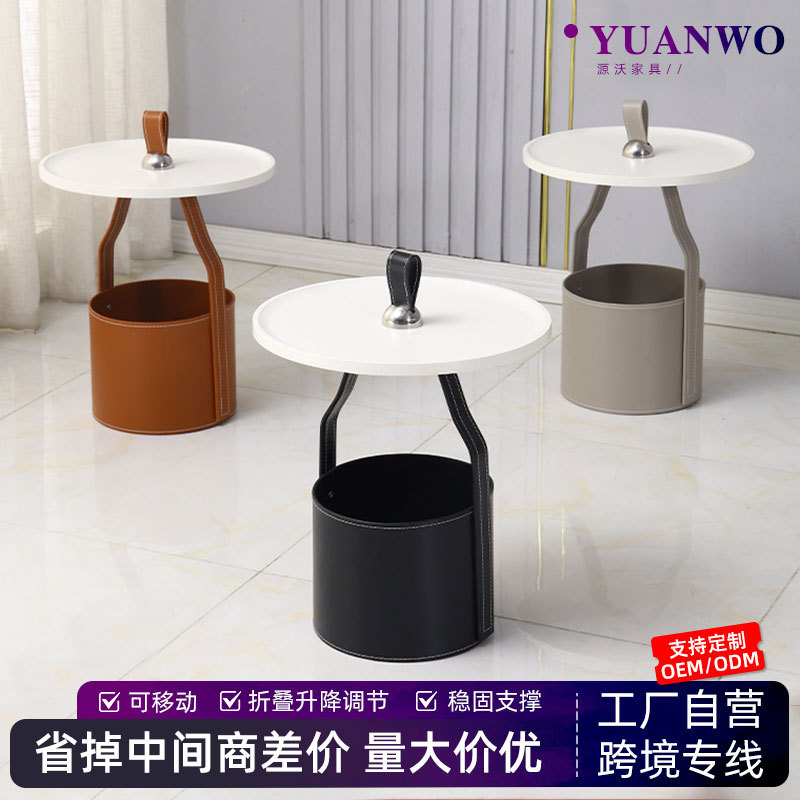 Simple Portable Side Table, Small Coffee Table for Balcony, Living Room, Sofa Corner, Small Apartment, Home Bedside Table, Bedroom Nightstand