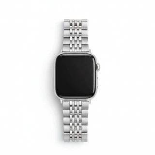 力洛克七珠款316L不锈钢带适用苹果手表表带iWatch1-10/Ultra/SE