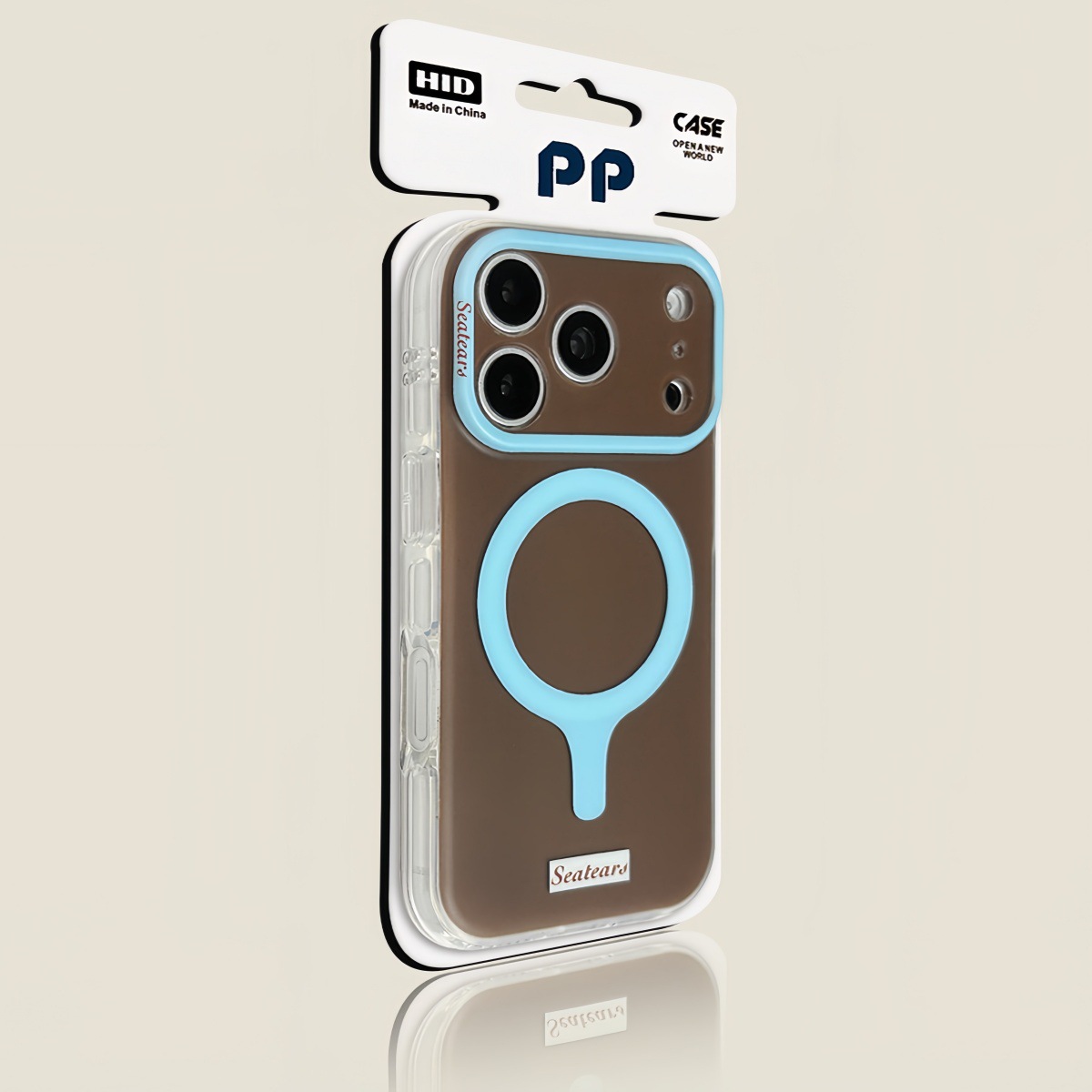 Funda Magnética para iPhone 17 Pro Max y 16 de Acrílico con Absorción Magnética y Anti-caídas