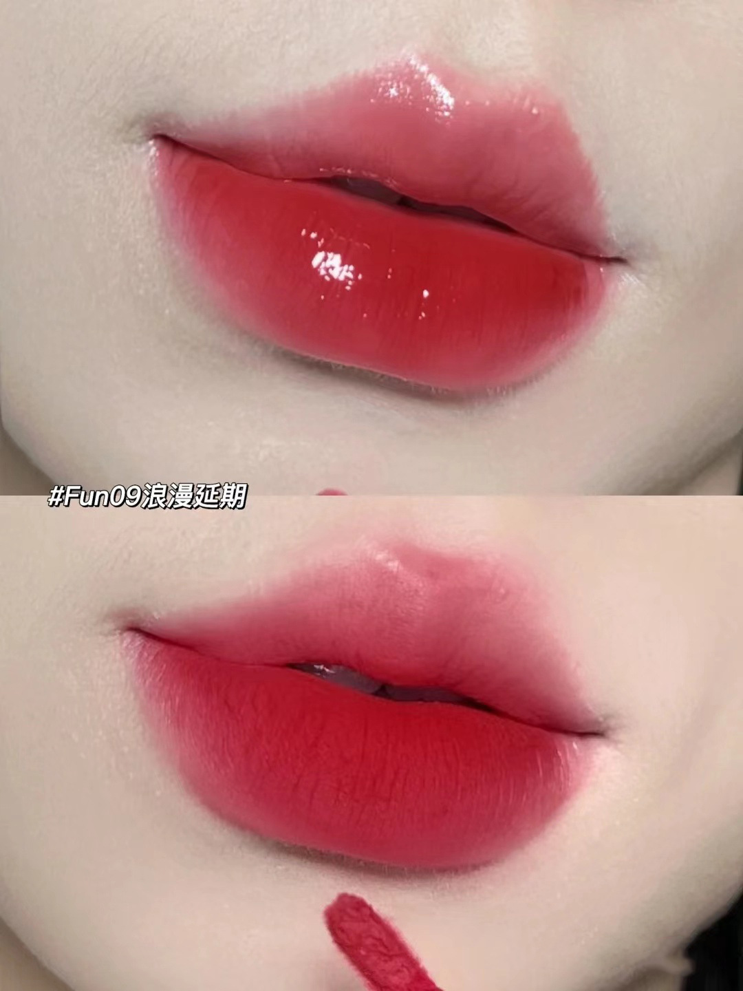 Cappuvini's new color fun double-head lip gloss mirror-like water gloss lip gloss is a domestic beauty lipstick with high appearance standards for students undefined
