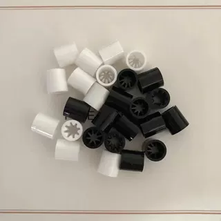 圆柱形塑胶倒刺扣一次性腕带织带扣工厂直销量大优惠