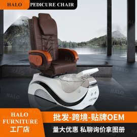 美甲SPA椅 跨境专供Pedicure chair按摩脚池多功能沐足泡脚修脚椅