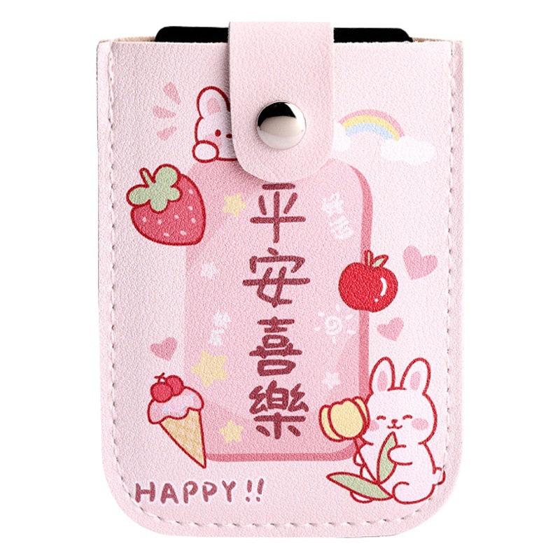 National Tide Style Pull-out Multi-Card ID Card Holder Large Capacity ID Card Cartoon Card Holder Small and Ultra-thin Card Holder