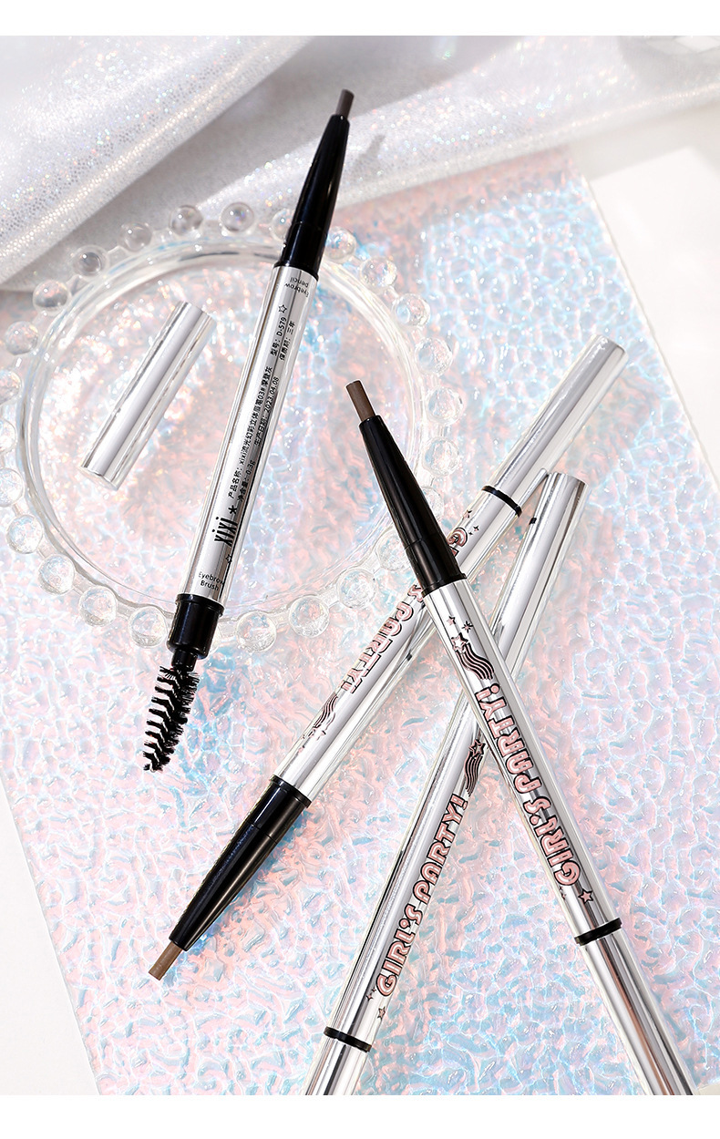 This natural and non-fading, three-dimensional eyebrow pencil has a natural misty feel and comes with an eyebrow brush. It is portable and easy to handle, suitable for beginners in eyebrow shape undefined
