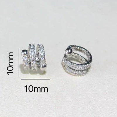 14K Gold-Filled Color-Preserving Crystal Zərgərlik ara hissələri - platinum-blonde