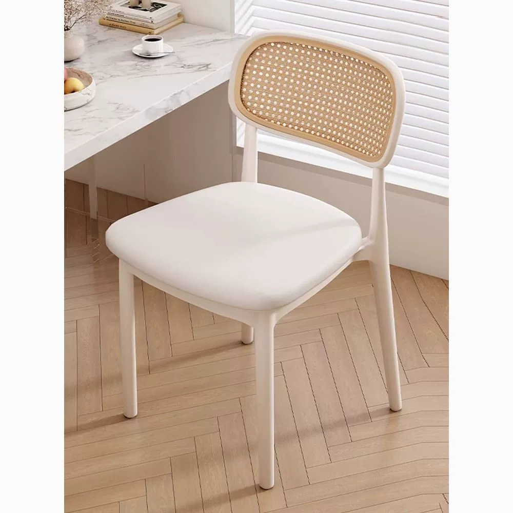 Пластиковый стул в скандинавском стиле, утолщенный обеденный стул для дома, коммерческий стул для спальни, удобный для сидения, современный простой табурет для переговоров