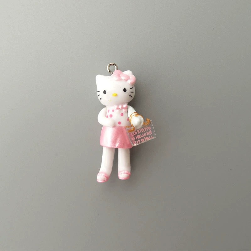 Hello Kitty, маленькая мини-фигура, подвеска, handmade