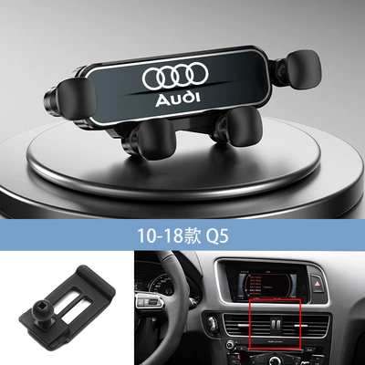 Car phone holder navigation car gravity - black-10-18-q5