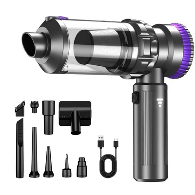 Tozsoranlar — Vacuum Cleaner Super Powerful Suction - lt-128-silver-medium-version-decorative-ring-purple