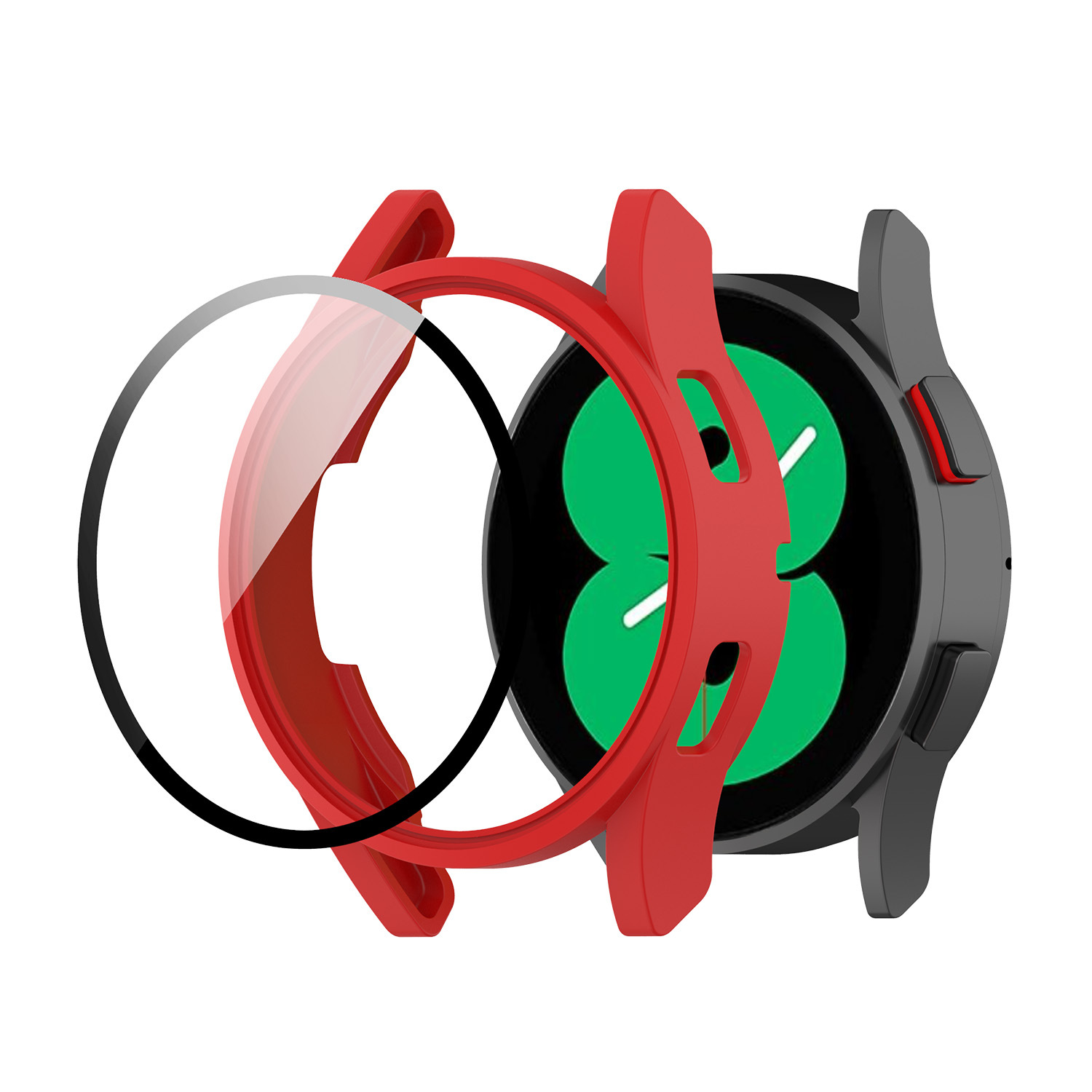 Applicable to Samsung galaxy watch FE integrated case R861 watch tempered film protective case undefined