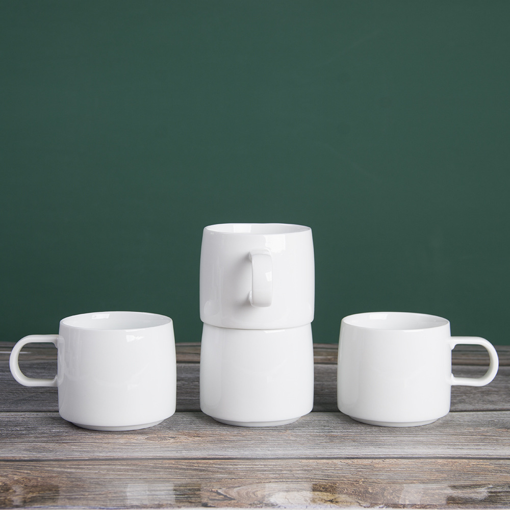 Dehua reducción de alta temperatura porcelana blanca cerámica regalo promoción regalo taza porcelana tazas cunstom