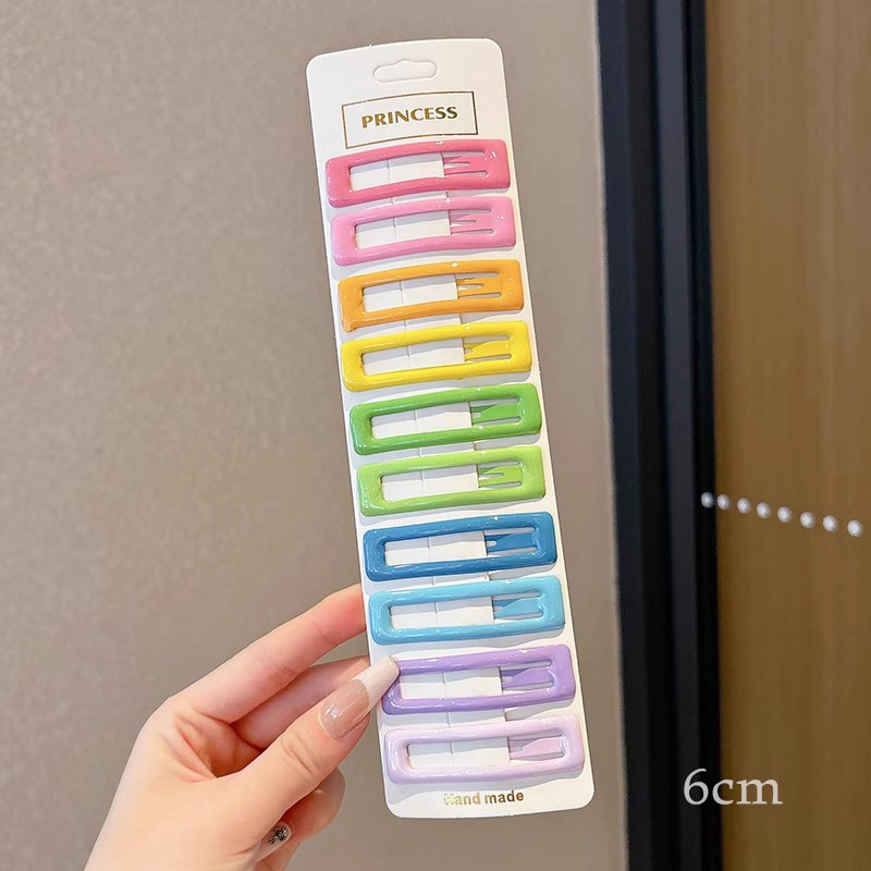 Pinza bb de color dopamina para niños cabello roto estrella de cinco puntas horquilla para niñas que no lastima el cabello, pinza para el cabello con flequillo para bebés, accesorios para el cabello lindos