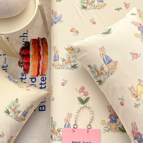 Single piece printed cotton fitted sheet single product Simmons mattress protector single double bed cover three piece set wholesale