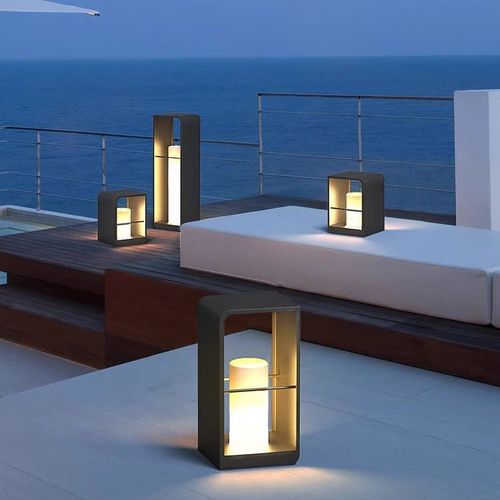 Villa Waterproof Solar Courtyard Lamp Outdoor Lawn Lamp Landscape Lamp Park Garden Lamp Inn Balcony Atmosphere Lamp