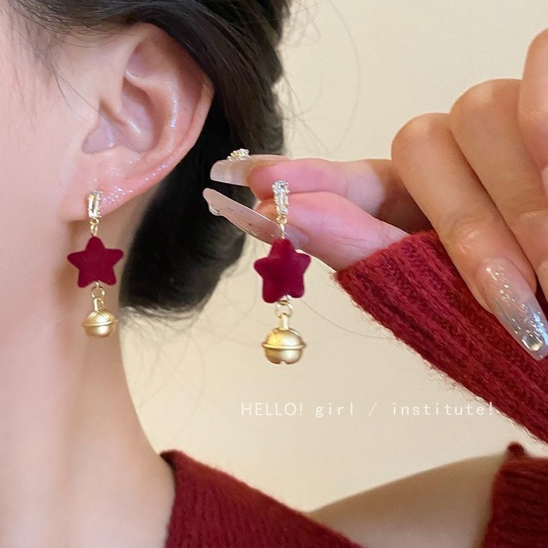 Star bell, ear clips
