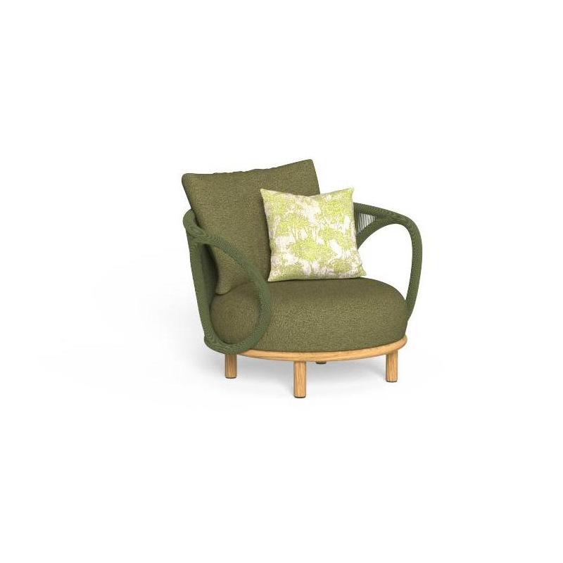 Sofá de ratán al aire libre Teak Garden Hotel Designer Ocio Lazy Bed Mesa de centro Balcón Muebles combinados